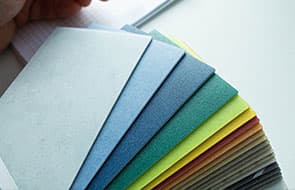 Tile sticker in plain colours