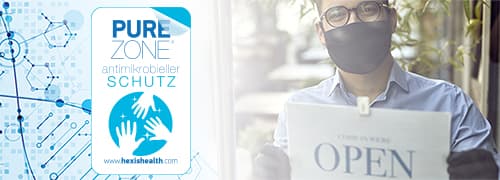 Antibacterial films PUREZONE® from HEXIS