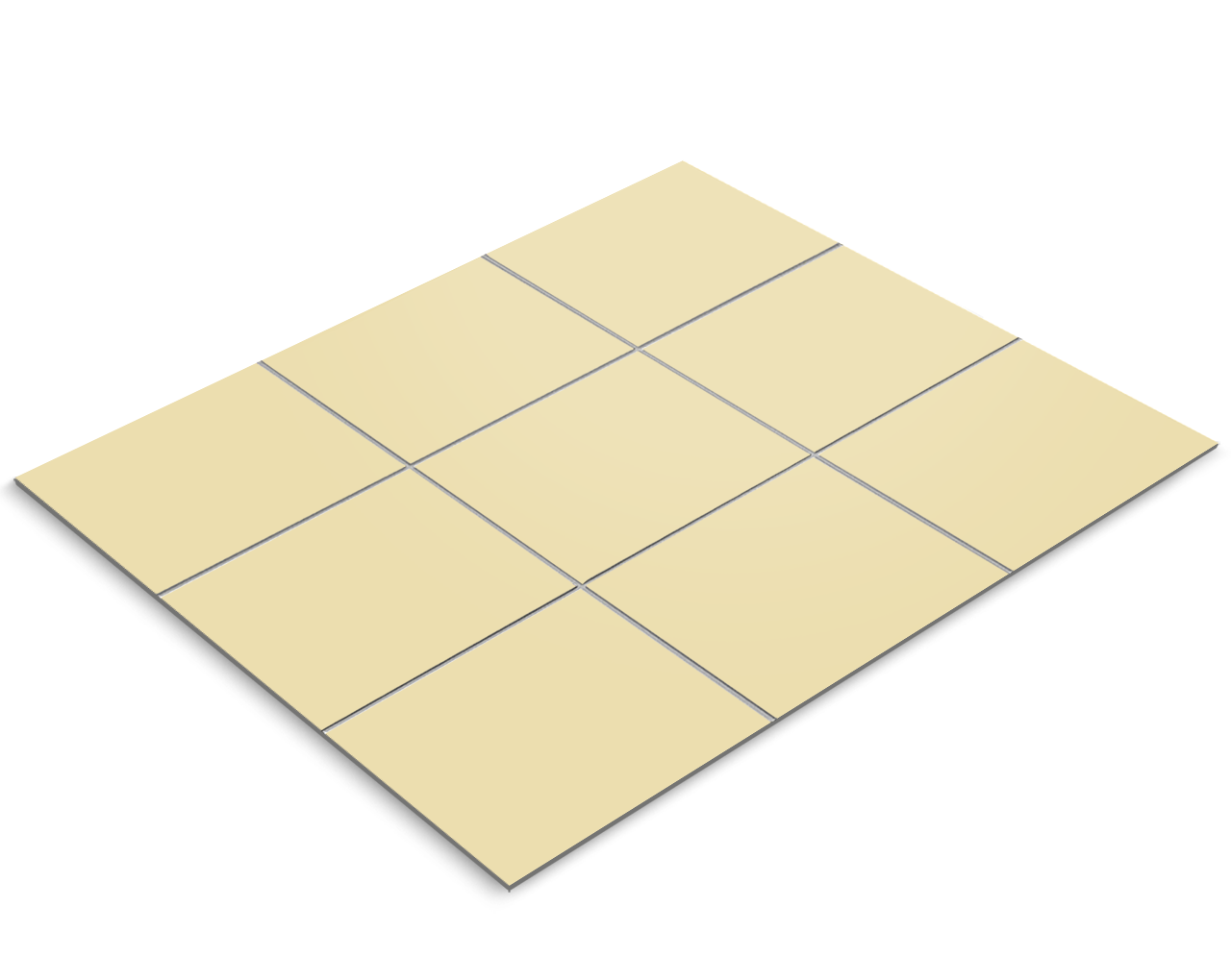 Tile film, light ivory