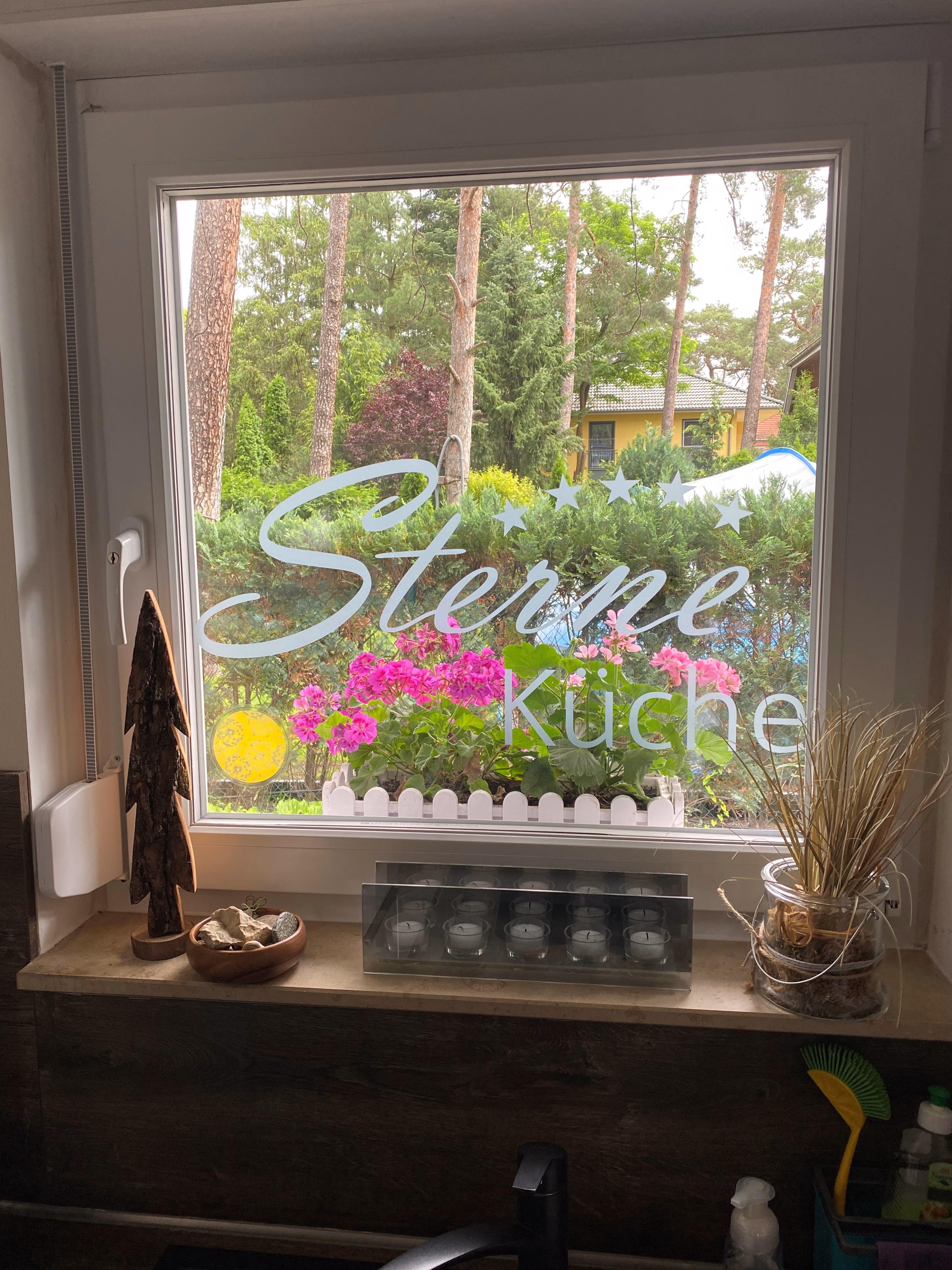 Fenstertattoo, Sterneküche