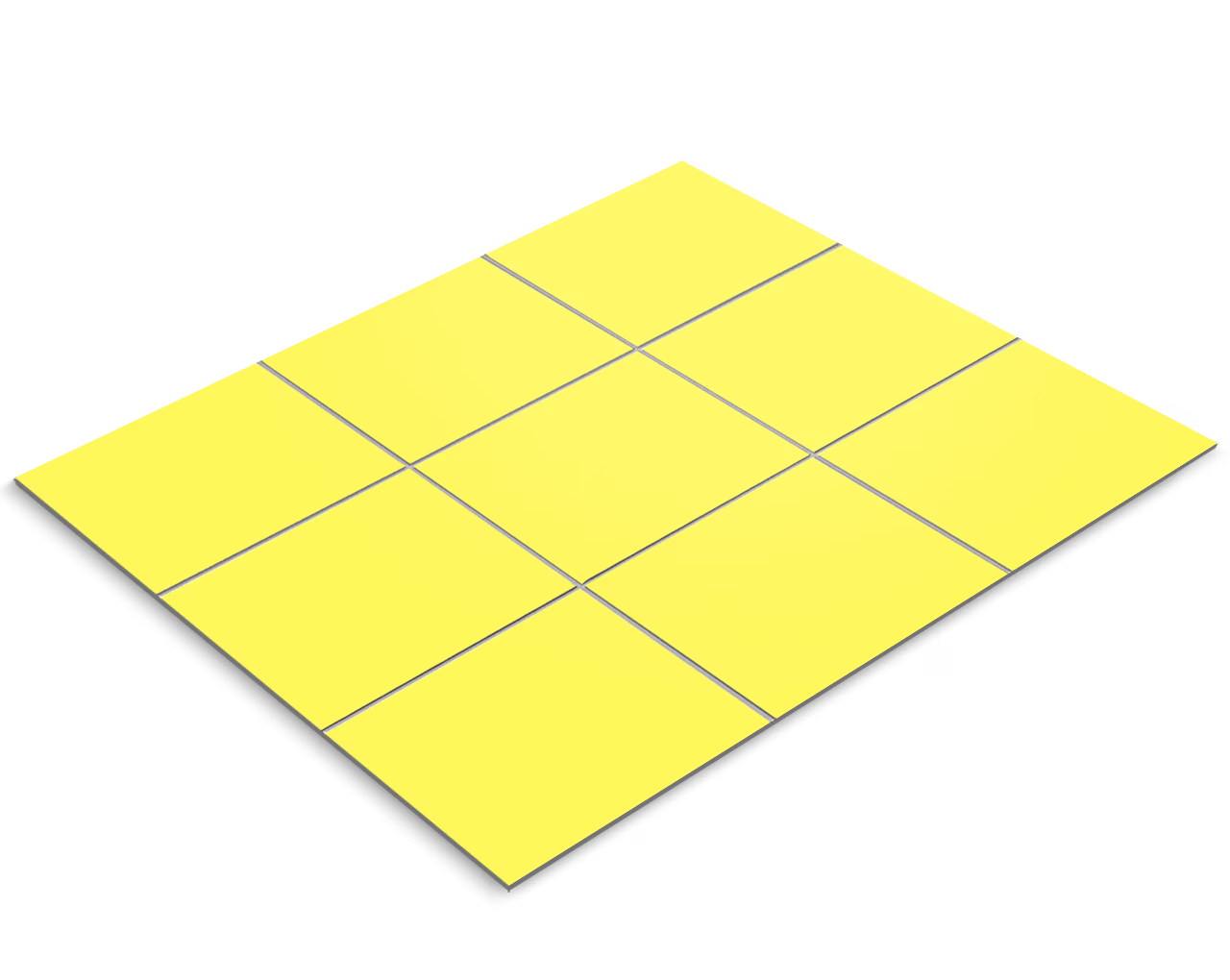 Tile sticker, lemon yellow