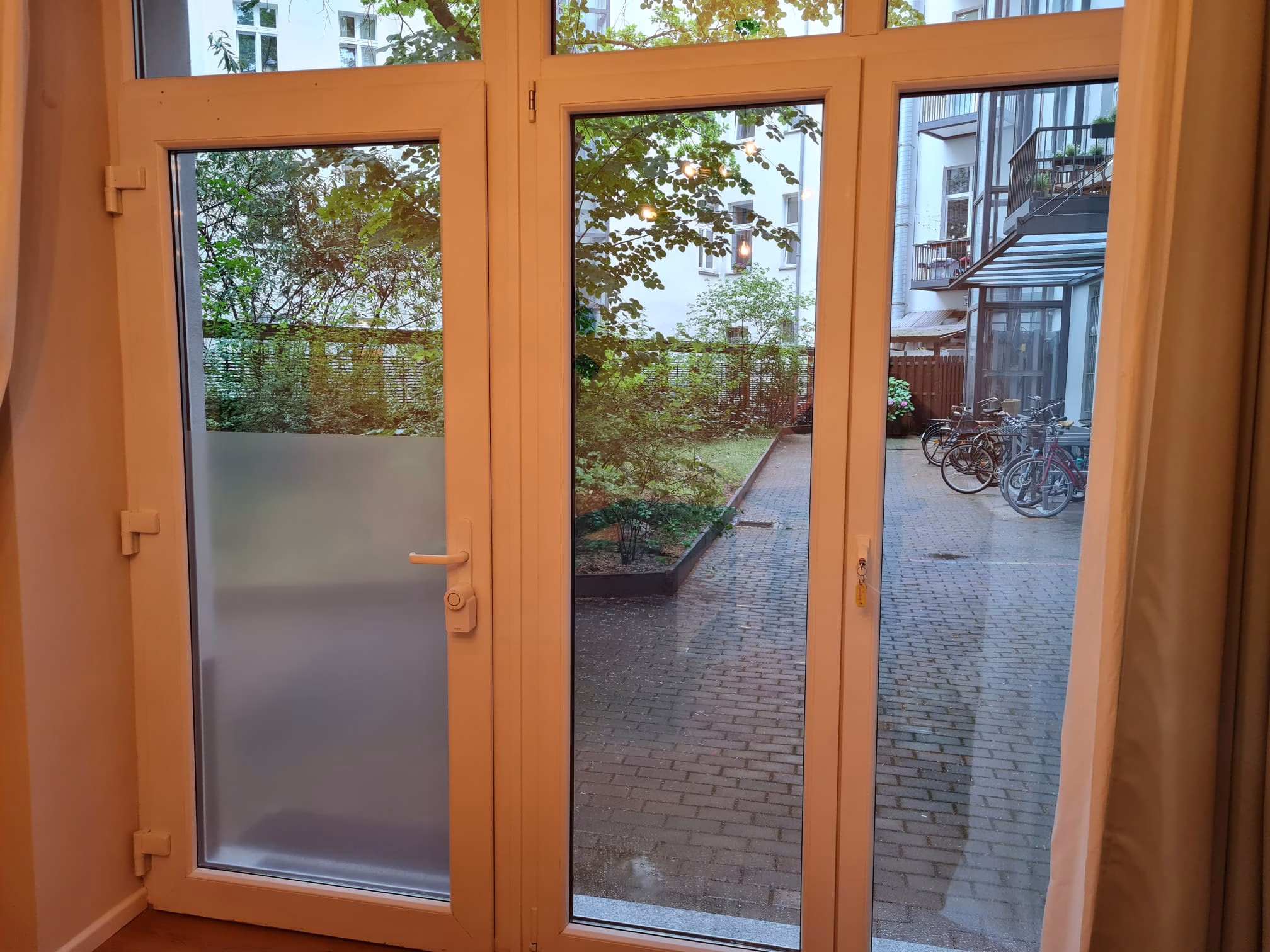 Sichtschutzfolie, leicht transparent matt