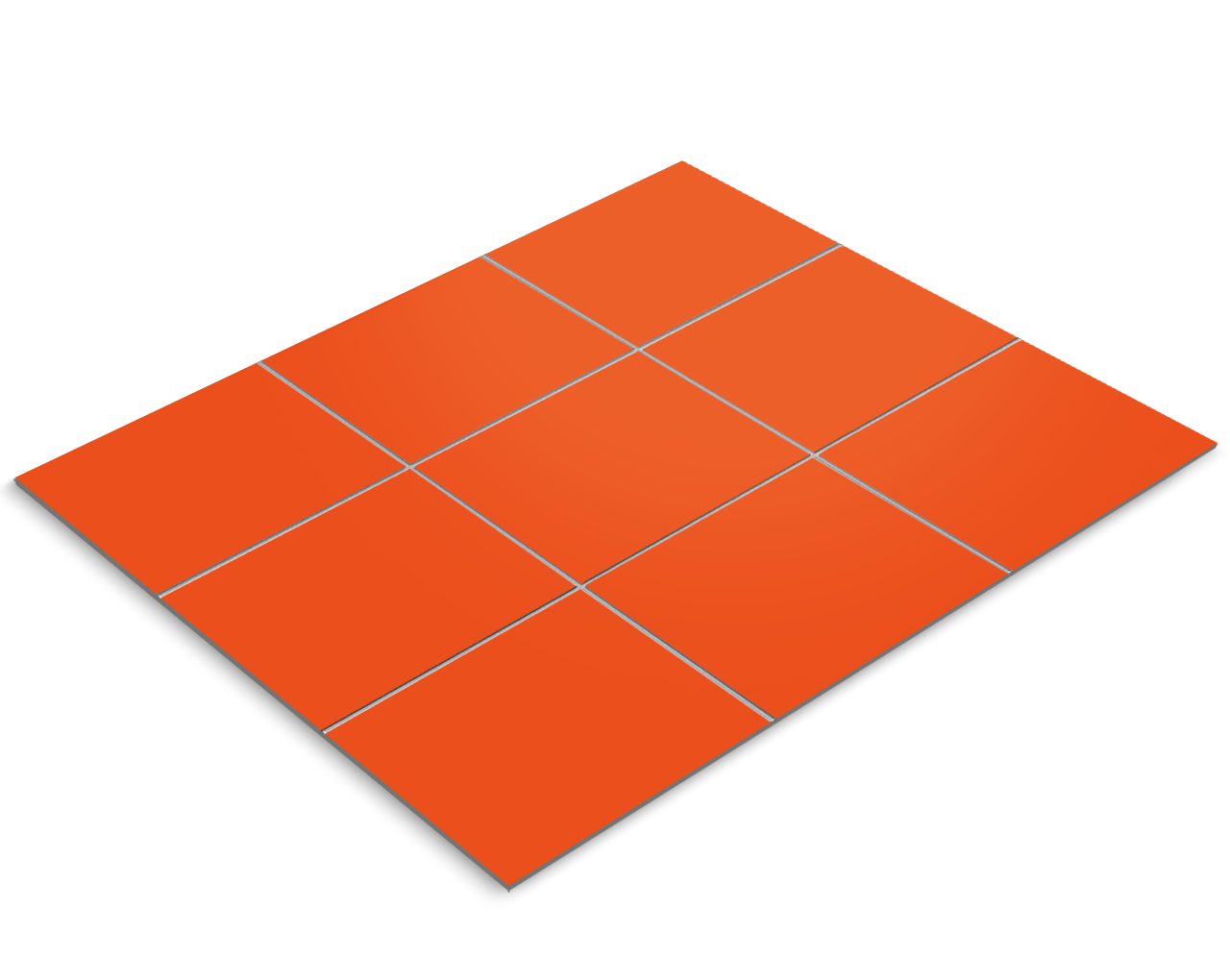 Tile sticker, Light Red Orange