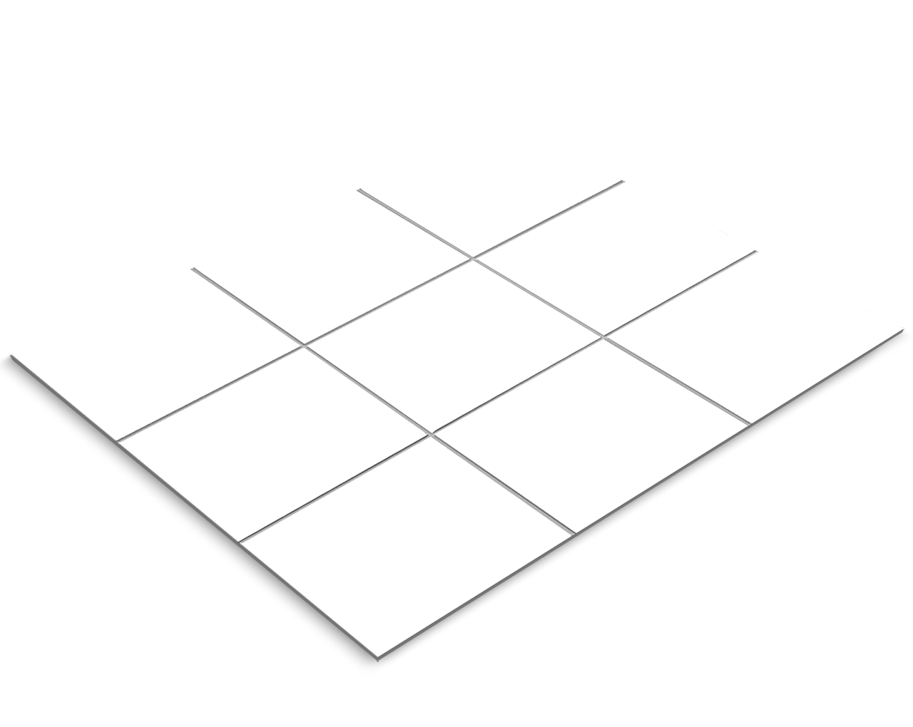 Tile sticker, signal white
