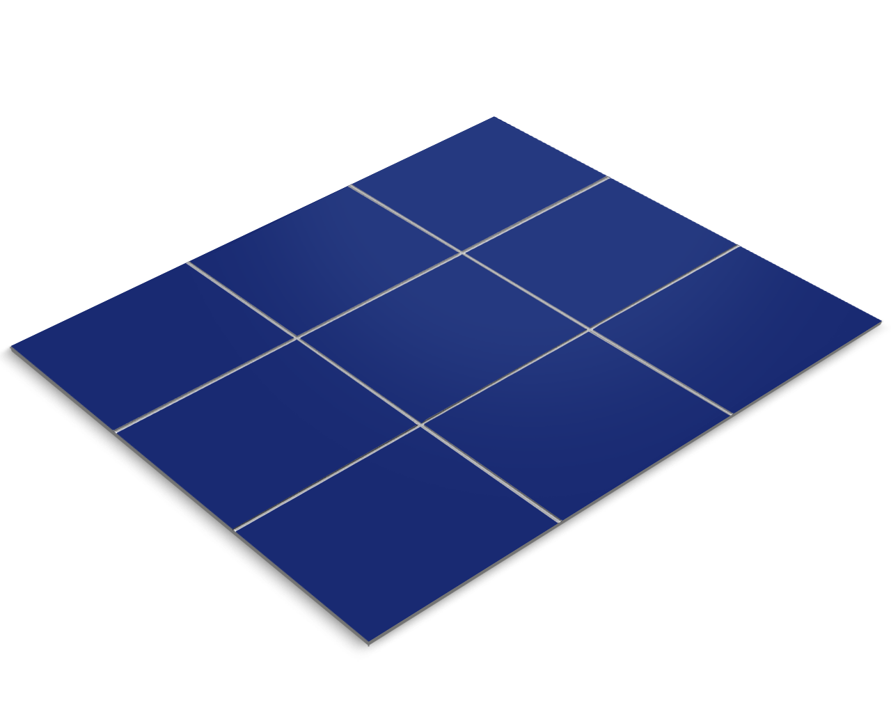 Tile sticker, dark blue, glossy
