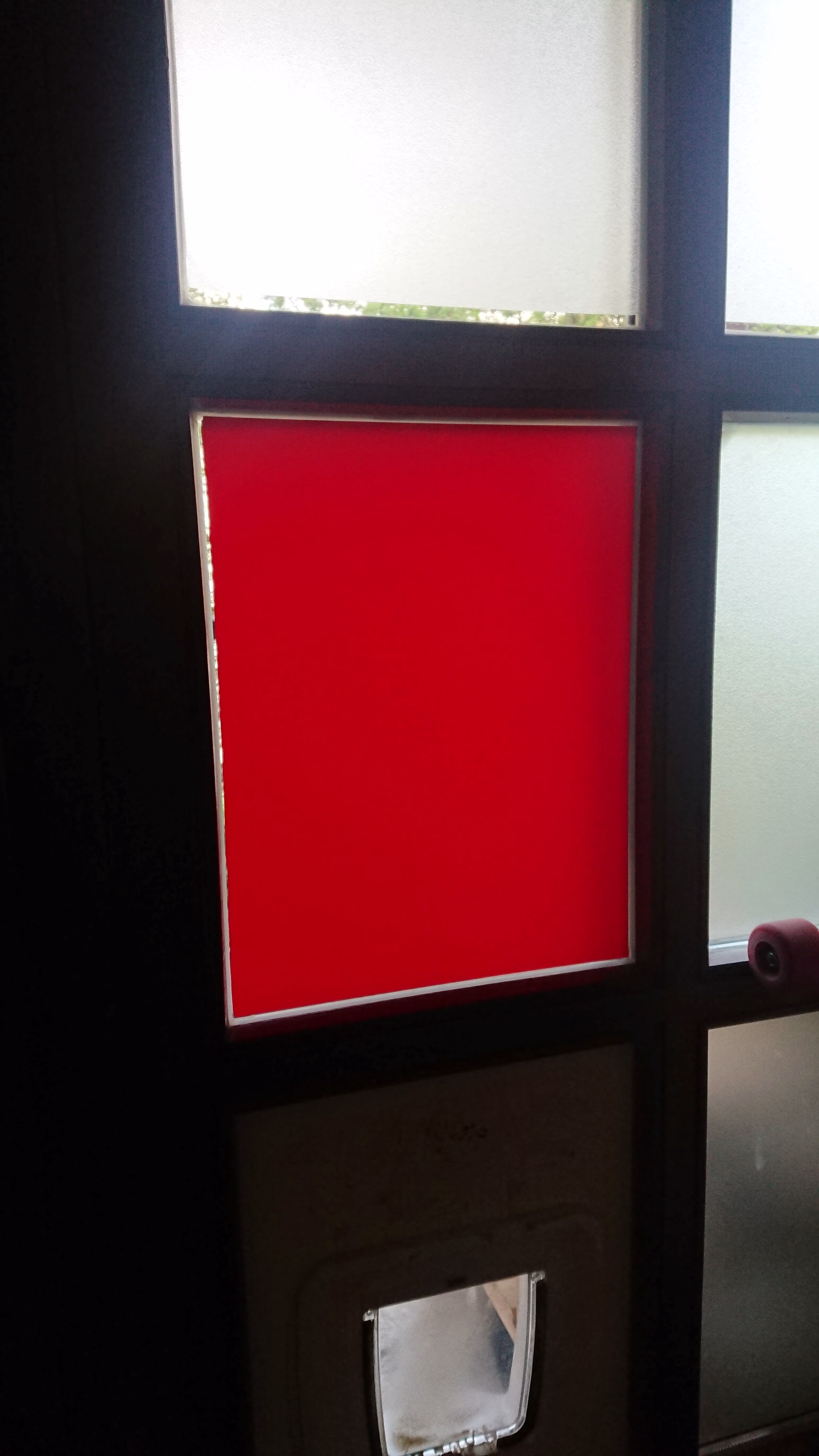 Lichtdurchlässige Farbfolie, rot