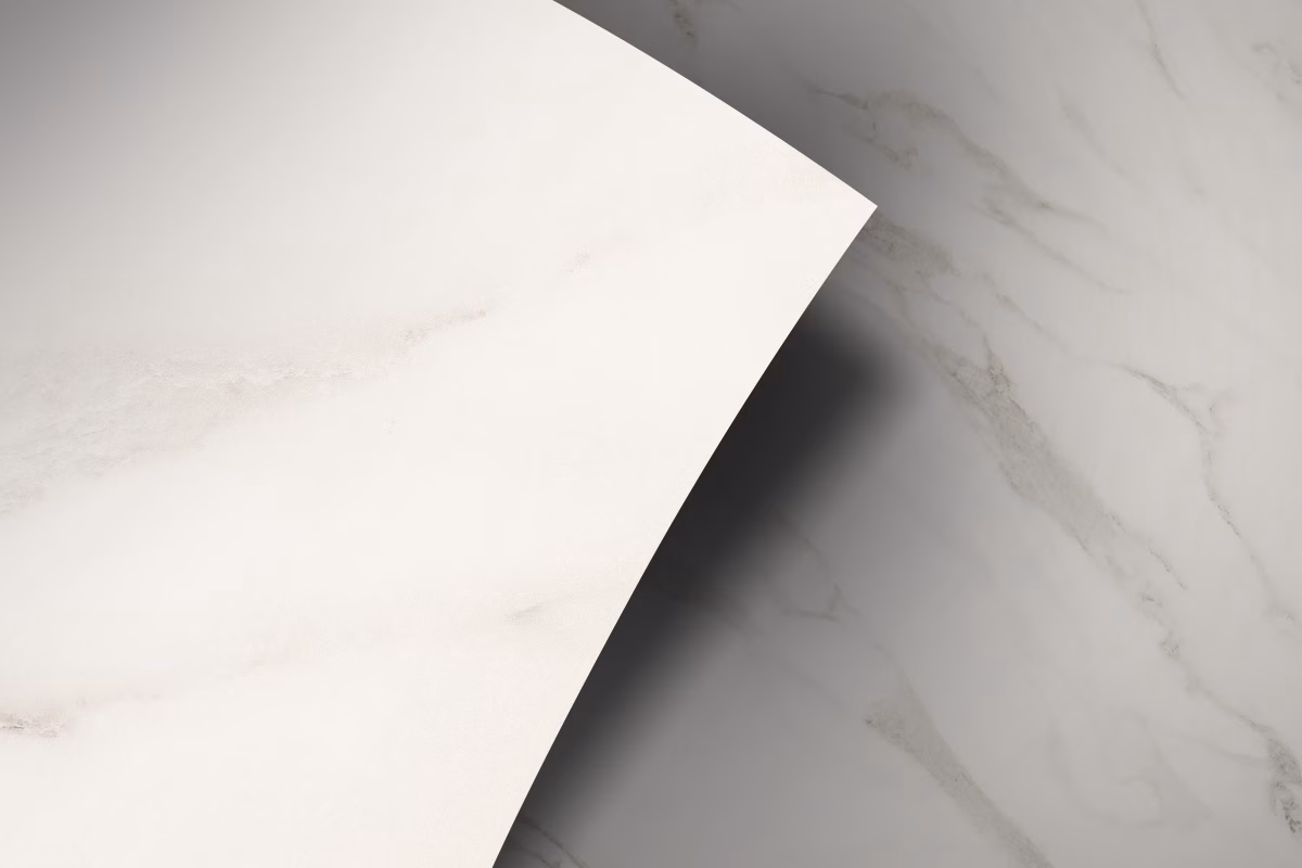 White marble, Bianco Carrara, Stone Self-Adhesive Furniture Film