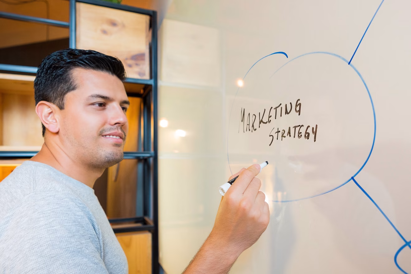 Tafelfolie wiederbeschreibbar mit Whiteboard Markern