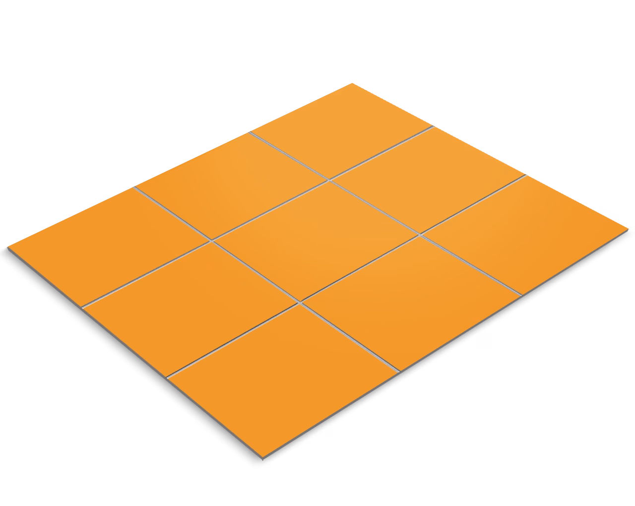 Tile sticker, apricot orange