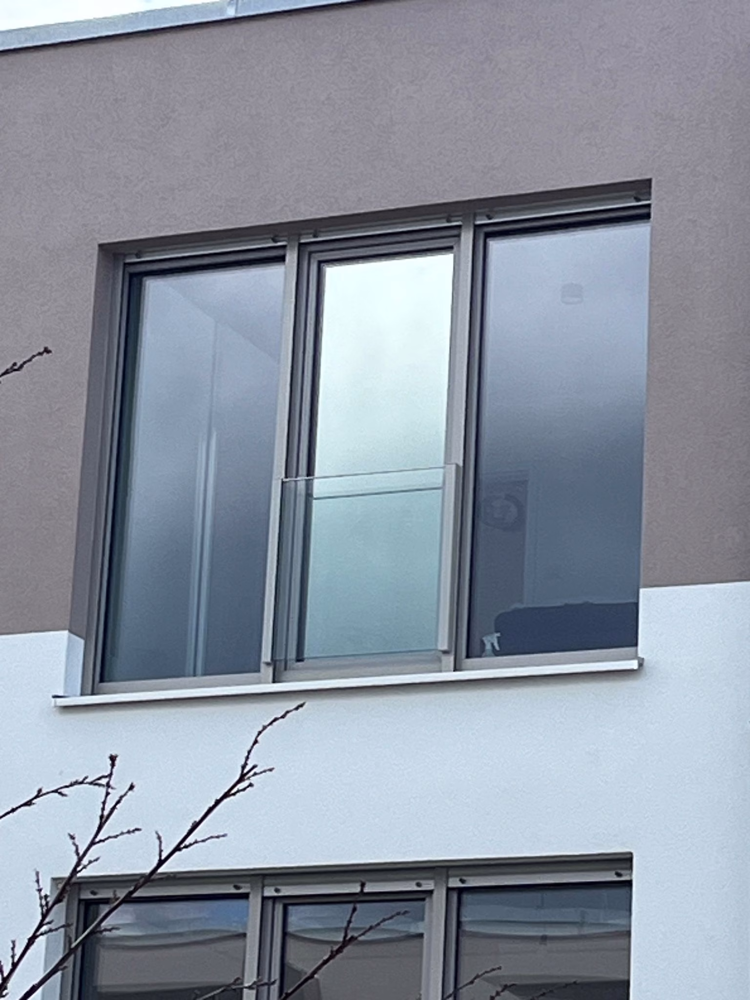 Spion-Spiegelfolie, silber verspiegelt Spion-Spiegelfolie, silber verspiegelt