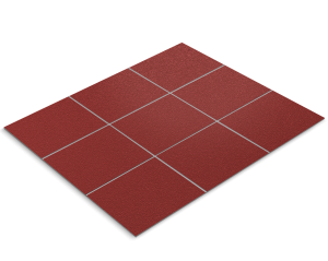 Tile foil, cherry red