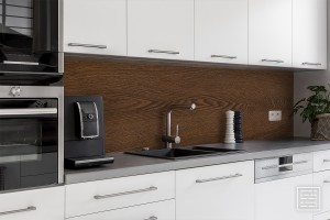 Walnut, adhesive foil in wood look