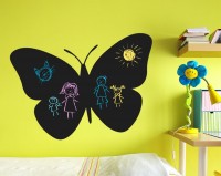 Blackboard film, butterfly