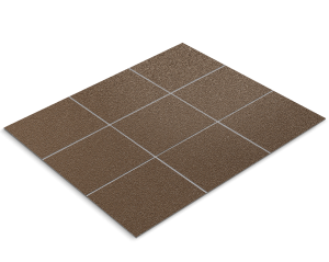 Tile foil, brown
