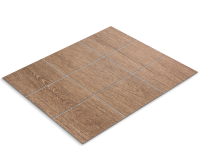 Tile sticker, dark textured oak