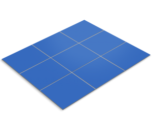 Tile sticker, slight blue