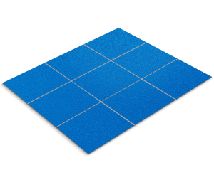 Tile foil, blue