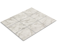 Tile sticker, white marble, Bianco Carrara