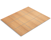 Tile sticker, medium beech