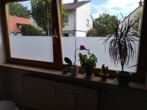 Weiß matte Milchglasfolie
