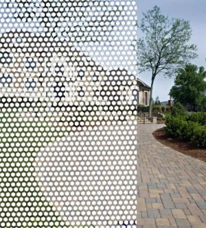 Decorative film, white dots