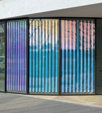 Mother-of-pearl colour effect film, cold, opaque