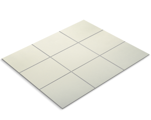 Tile sticker, velvet eggshell coloured grained
