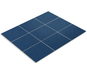 Tile foil, steel blue