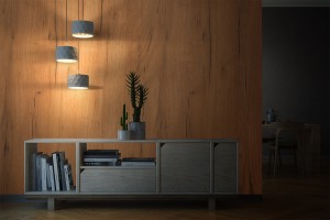 Chestnut, adhesive film in wood look