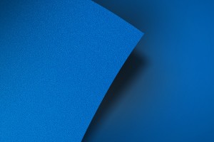 Blue, single colour adhesive film