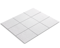 Tile sticker, white wood