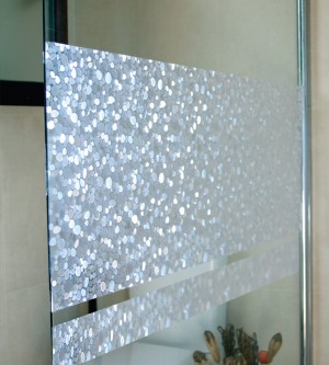 Decorative film, pearl gloss look (embossed)