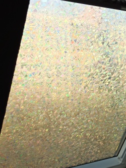Bruchglas Adhäsionsfolie mit Glitzereffekt
