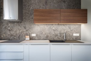 Dark Terrazzo, Stone Look Self-Adhesive Furniture Film