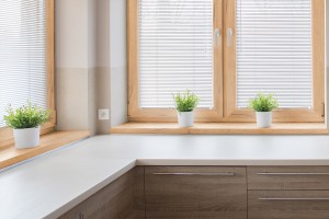 Chestnut, adhesive film in wood look