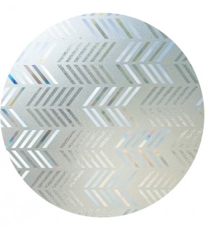 Adhesive film, horizontal stripes with herringbone pattern