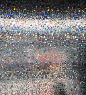 Adhesive film, circle- gloss optics (embossed)