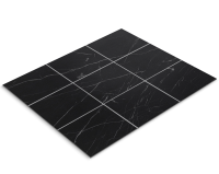 Tile sticker, black marble, Nero Marquina