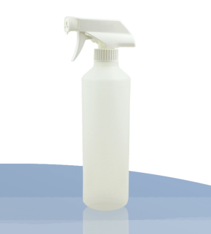 Plastic bottle with hand sprayer, 500 ml
