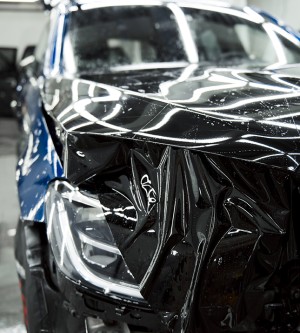 Car wrapping car film black glossy order cheap made to measure