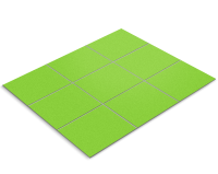 Tile foil, apple green