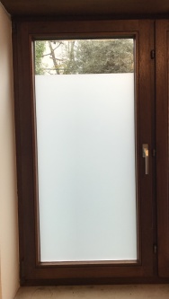 Milchglas Fensterfolie nach Maß