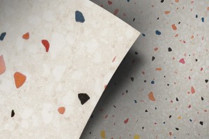 Colored Terrazzo, Stone Look Self-Adhesive Furniture Film