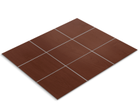 Tile sticker, mahogany