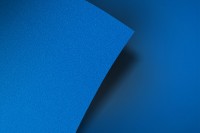 Blue, single colour adhesive film