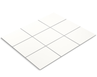 Tile foil, white matt
