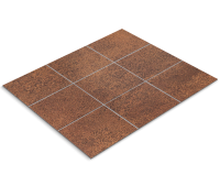 Tile sticker, slate, copper-coloured