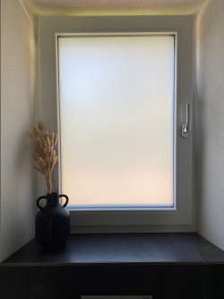 Sichtschutz Milchglasfolie weiß matt