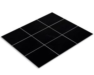 Tile film, black lacquered