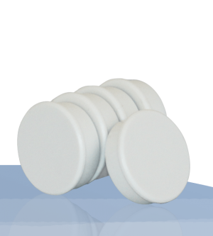 5 magnets, white, 38mm